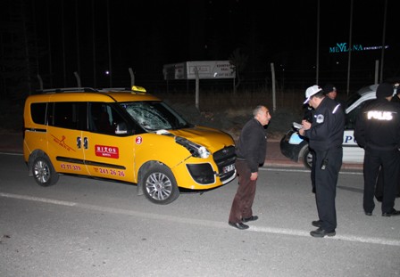 Konya’da trafik kazası: 1 yaralı
