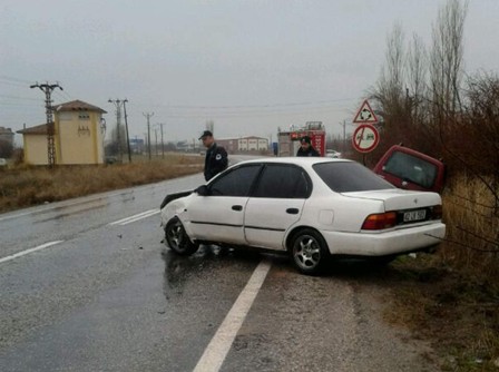 Beyşehir’de trafik kazası: 1 yaralı