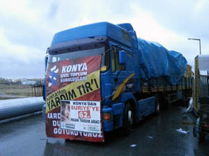 Konya’dan Suriye’ye bir TIR daha