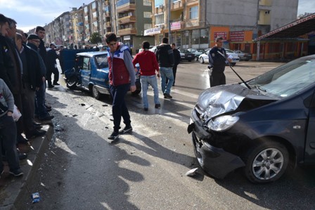 Kulu’da trafik kazası: 2 yaralı