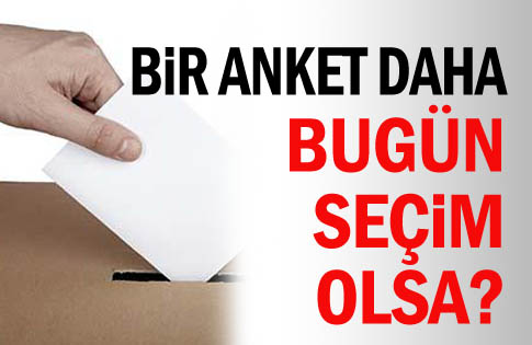 Bugün seçim olsa? Bir anket daha...