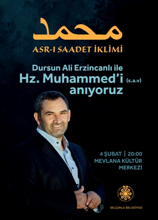 Selçuklu Belediyesi Kutlu Doğuma  özel bir program düzenliyor