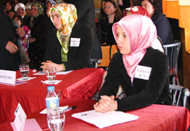 Kadın çiftçiler Ereğli'de yarıştı