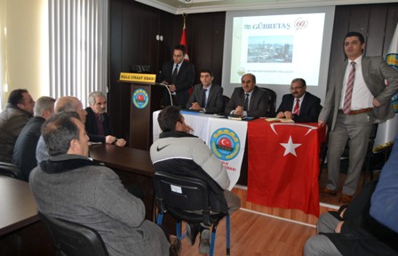 Kulu’da çiftçiler gübreleme konusunda bilgilendirildi