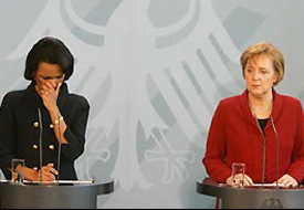 Rice, Nimet, Merkel: Acıların kadınıyız!