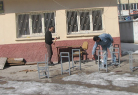 Cezasını kamuda çalışarak çekiyor