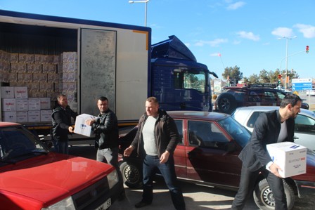 Beyşehir'den Suriye'ye yardım devam ediyor