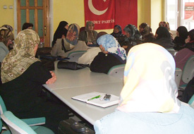 SP'li hanımlar seçimlere hazırlanıyor