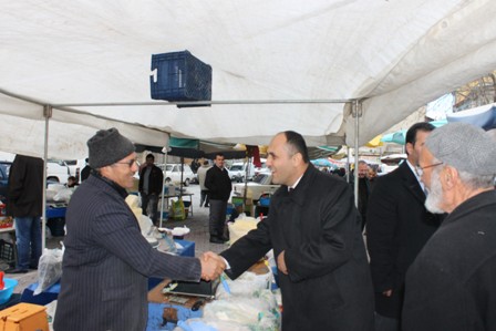 Özaltun, halkla bir araya geldi