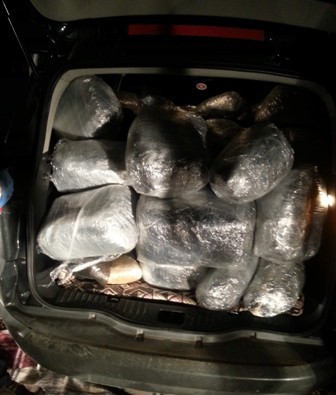 Konya'da 205 kilo esrar ele geçirildi