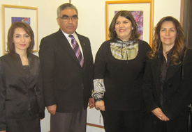 Bahar sevgisini resimlediler
