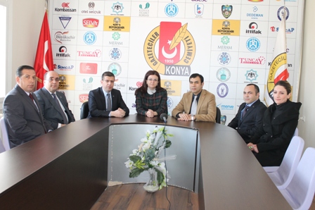 Mine Sezer’den Konya Gazeteciler Cemiyeti’ne ziyaret