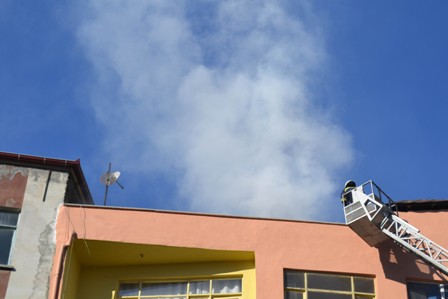 Baca yangını korkuttu