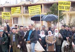 Kaplıcada fuhuşa hayır eylemi