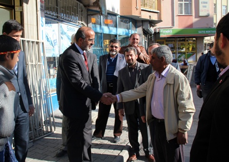 Mehmet Şen esnafla buluştu