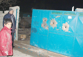 Bir eve pompalı tüfekle saldırı