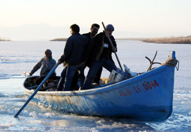 Seydişehir Suğla gölü dondu
