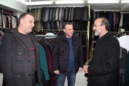 Mehmet Şen esnafla buluştu