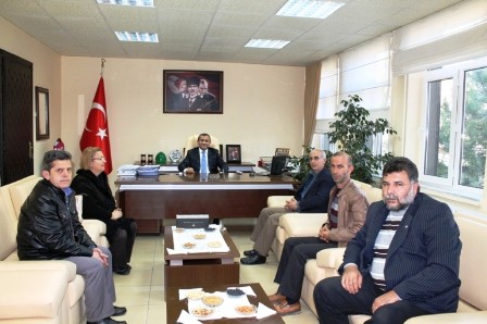 Seydişehir Şehit ve Gazi Aileleri Derneği'nden Kaymakam Sonel'e ziyaret