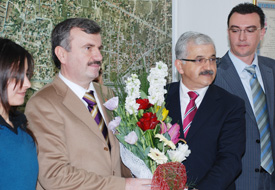 Kadınhanı MYO'dan Akyürek'e ziyaret