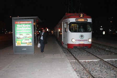 Konya’da tramvay kazası :1 yaralı