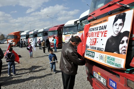 Suriye’ye 15 tır yardım daha