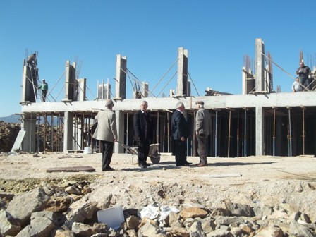 Hüyük'te öğrenci yurdu inşaatı devam ediyor