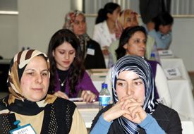 Konyalı kadın çiftçiler yarıştı