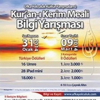 Kur’an-I Kerim meal yarışması başlıyor