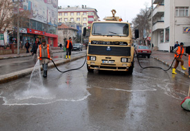 Halkapınar'ın yolları güçlendiriliyor