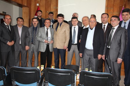 Konya SMMMO'dan Seydişehir temsilciliği üyelerine plaket