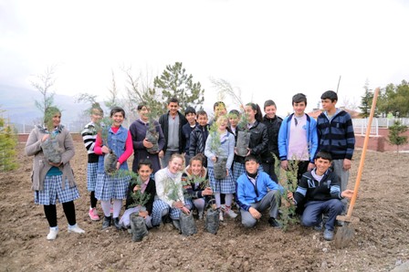 YBO'da ''Her öğrenci bir fidan'' etkinliği