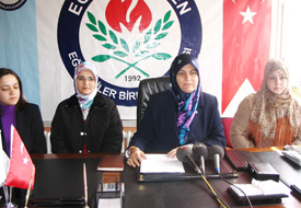 Yasak nedeniyle 8 Mart'ı kutlamadılar
