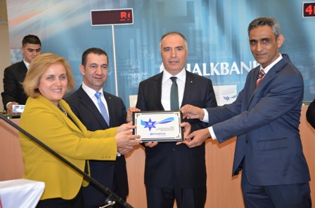 Halkbank Konya Şubesine "Mavi Yıldız" ödülü