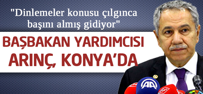 Başbakan Yardımcısı Arınç, Konya'da