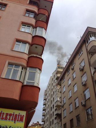 Konya'da korkutan yangın