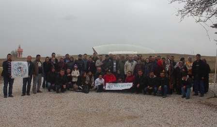 Beyşehirli doğaseverler Çatalhöyük'ü gezdi