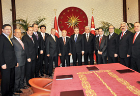 Başkanlardan Gül'e ziyaret