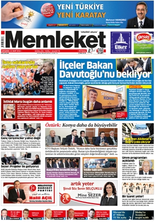 Memleket Gazetesi 3333. sayısını çıkardı