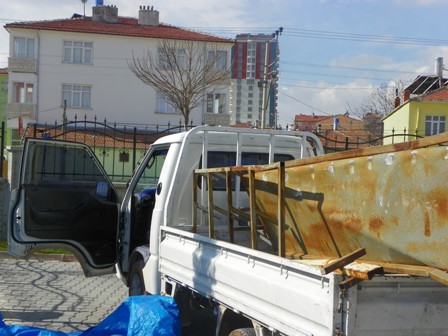 Kulu'da demir hırsızlığı iddiası