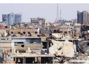 Suriye'de iç savaş şehirleri yok etti