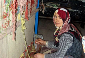 Belkaya'da halıcılık kursu