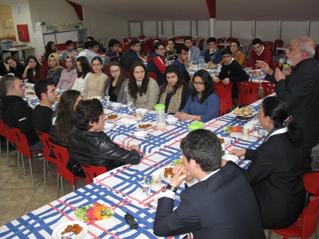 Diltaş’ta moral yemeği