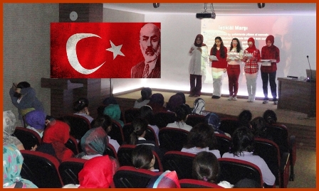 Güventaş Koleji’nde İstiklal Marşı’nın Kabulünün 93.ncü yıldönümü kutlandı