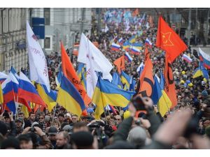 Rusya'da referandum karşıtı protesto
