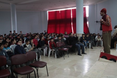 Bozkır'da öğrencilere su israfı konulu tiyatro gösterisi