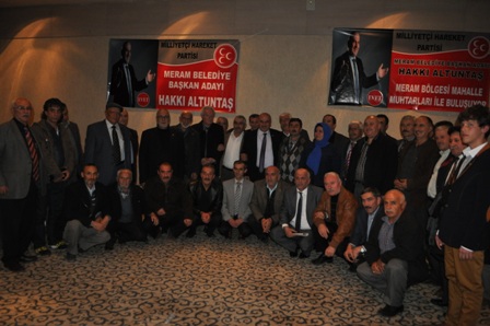 Altuntaş muhtarlarla buluştu