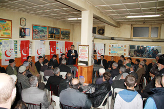Saadet Meram İlçe Teşkilat’ından belde ve köylere çıkartma