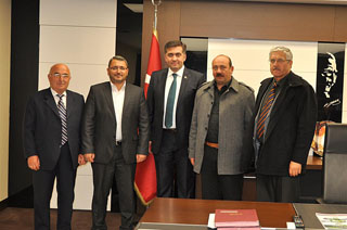 Belde Belediye başkanlarından Kalaycı'ya ziyaret