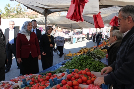 Toru Semt Pazarı ziyaretlerine devam ediyor